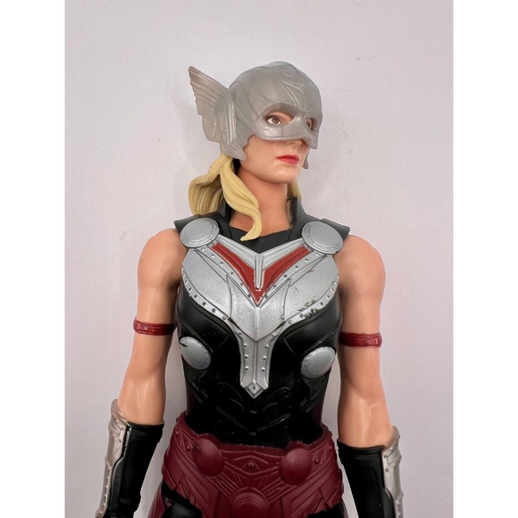 Hasbro Other - Marvel Action Figure 12" Silver Excellent Mighty Thor Jane Foster Titan Hero